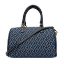 Bauletto Donna a Mano LIU JO in Tessuto Jacquard con Logo Monogram Dress Blue