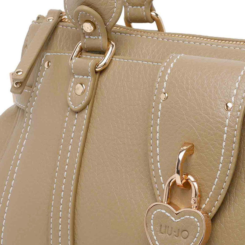 Bauletto Donna a Spalla LIU JO linea Corniola stampa Bottalata color Fango
