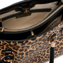 Mittelgroße Damen-Henkeltasche LIU JO mit Animal-Print mit Anhänger