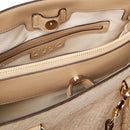 Borsa Donna a Mano Media LIU JO Neutro con Logo Monogram All Over