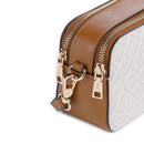Borsa Donna a Tracolla Small LIU JO Better stampa Monogram Bianco