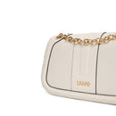 Borsa Donna Media a Tracolla LIU JO effetto Bottalato color Crema