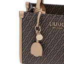 Borsa Donna a Mano LIU JO stampa Monogram Testa di Moro