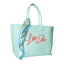 Shopping Bag Donna LIU JO in Tessuto Turchese