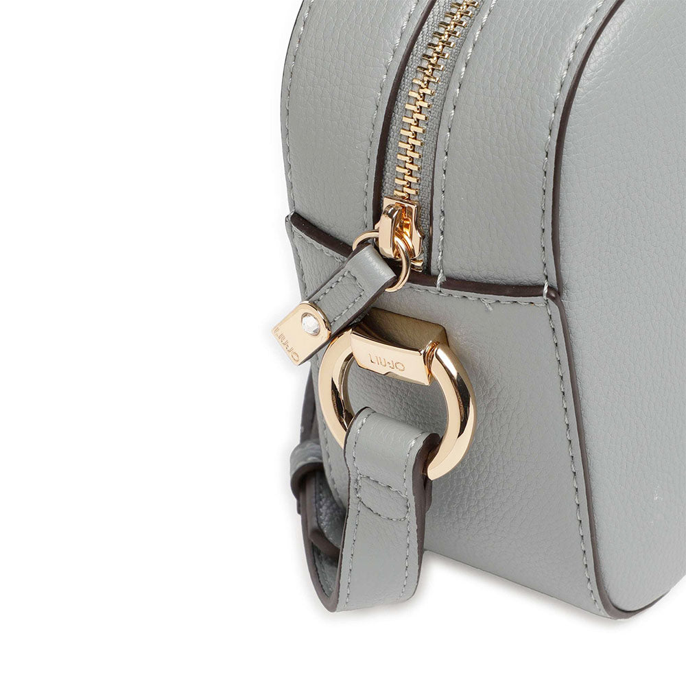 Borsa Donna a Tracolla Media LIU JO Better effetto Bottalato Azzurro