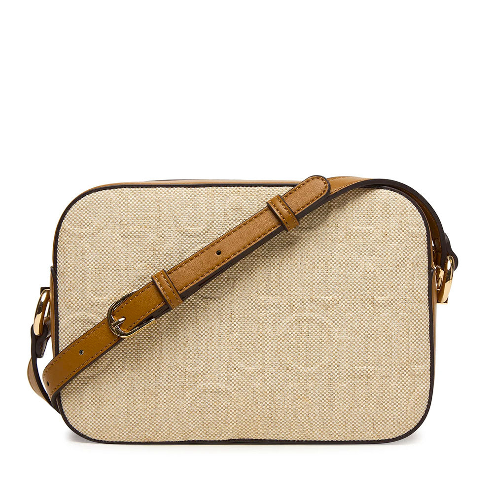Borsa Donna a Tracolla Media LIU JO in Juta Beige