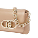 Kleine Damen-Schultertasche LIU JO Better Modell La Puffy in Kamel
