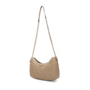 Hobo Bag Donna a Tracolla LIU JO Better Desert Taupe con Logo in Rilievo All Over
