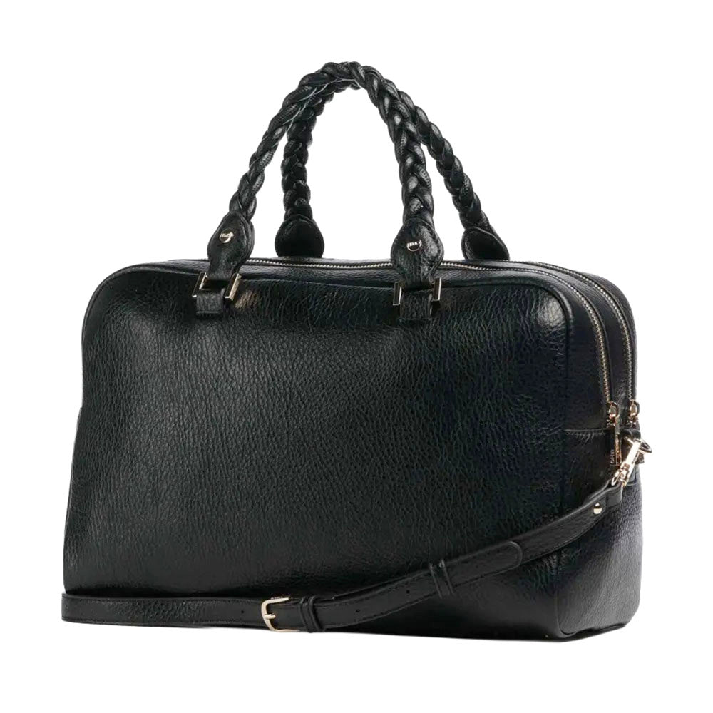 Borsa Donna a Mano LIU JO Better effetto Bottalato Nero