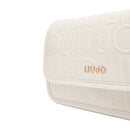 Borsa Donna a Spalla e Tracolla LIU JO Better Effetto Bottalato con Logo in Rilievo Marmo