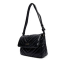 Borsa Donna Media a Spalla LIU JO Matelassè Nera
