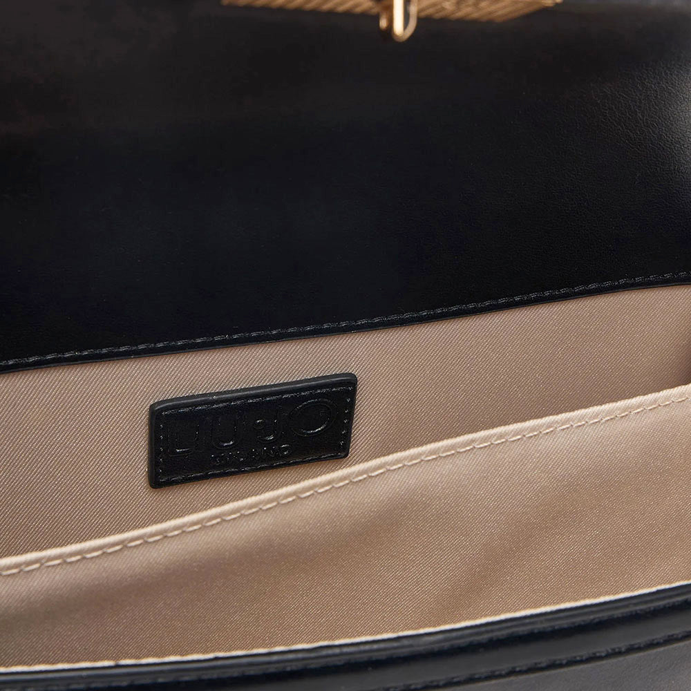 Borsa Donna Piccola a Tracolla LIU JO Nera e Animalier