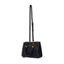 Borsa Donna a Mano Small LIU JO in Ecopelle Nera con Logo in Rilievo All Over