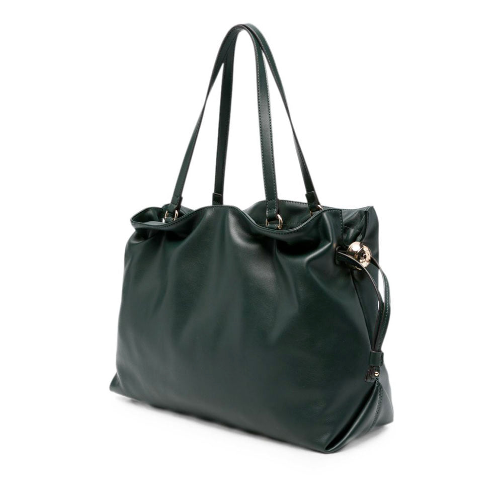 Shopping Bag Donna LIU JO linea Riccy Grande in Ecopelle Liscia Verde Foresta