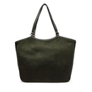 Maxi Tote Bag Donna LIU JO in Microfibra effetto Camoscio Verde Foresta