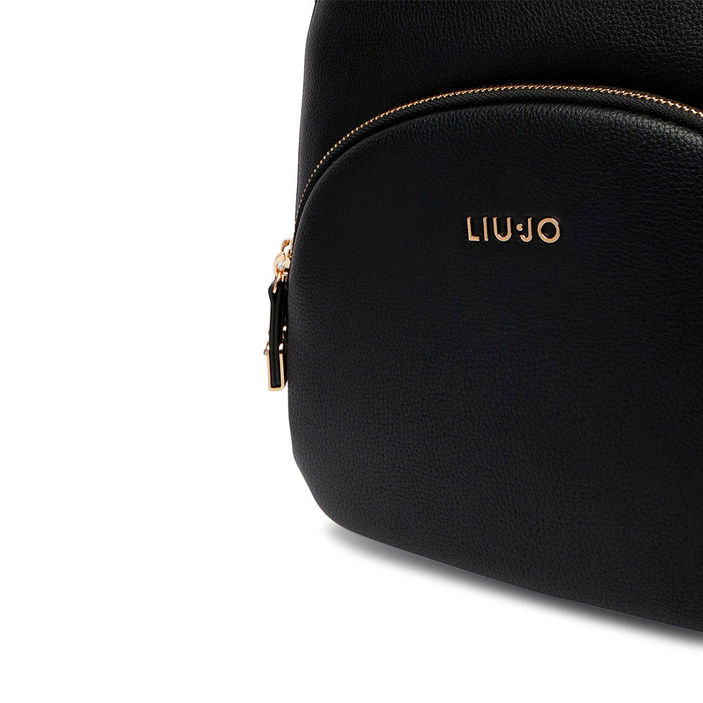 Zaino Donna LIU JO in Ecopelle effetto Bottalato Nera