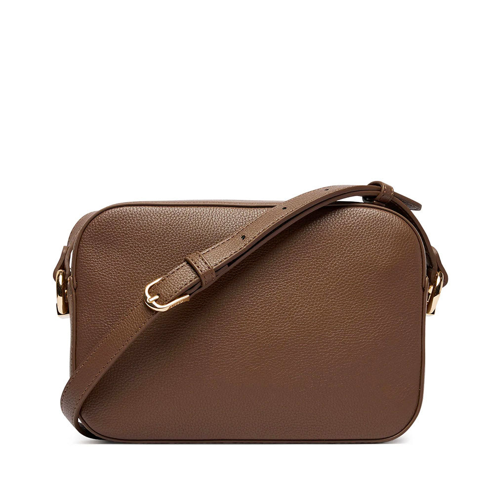 Borsa Donna a Tracolla LIU JO in Ecopelle effetto Bottalato Marrone