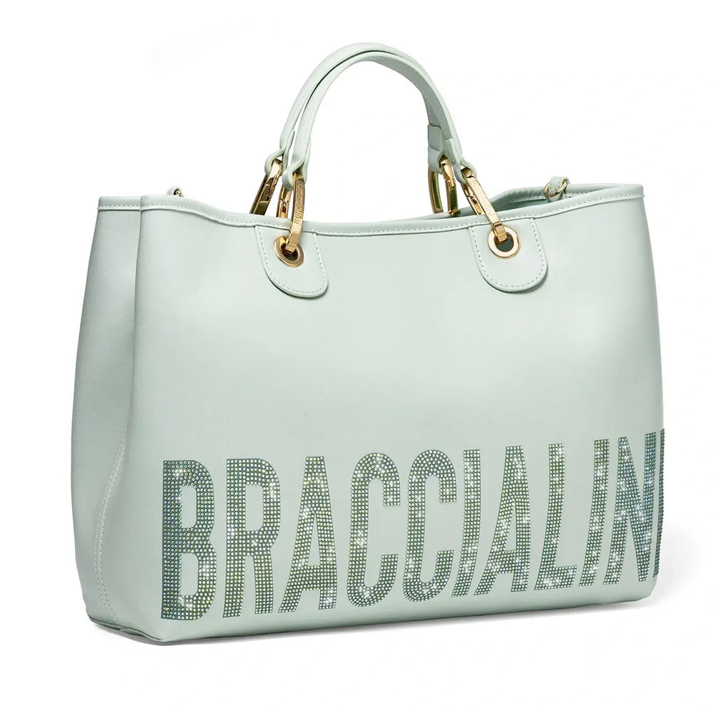 Borsa Donna a Mano BRACCIALINI linea Beth Special Celeste