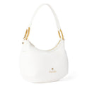 Borsa Donna a Spalla Media BRACCIALINI linea Beth Puffy in Nylon Bianco