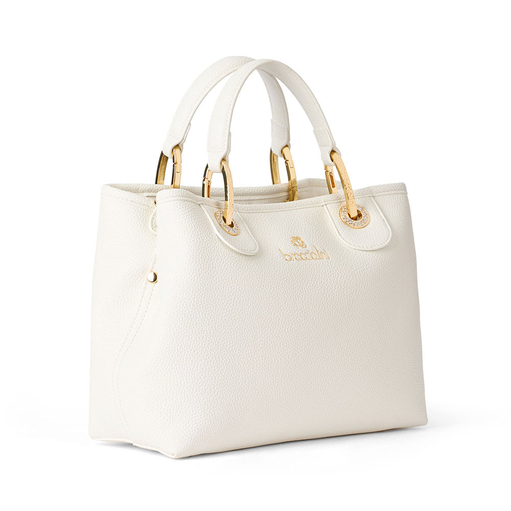 Borsa Donna a Mano Small BRACCIALINI linea Beth Bianco