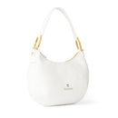 Borsa Donna Mezzaluna a Spalla Media BRACCIALINI linea Beth Bianco