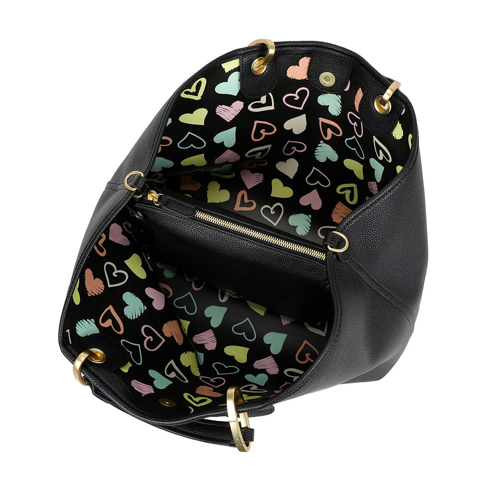 Borsa Donna a Mano Large BRACCIALINI linea Beth Nero