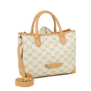 Borsa Donna a Mano Media BRACCIALINI linea Monogram in Pelle Beige