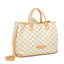 Borsa Donna a Mano Large BRACCIALINI linea Monogram in Pelle Beige