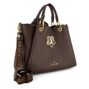 Borsa Donna a Mano Large BRACCIALINI linea Amy Bijoux Marrone Cioccolato