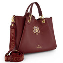 Borsa Donna a Mano Large BRACCIALINI linea Amy Bijoux color Vinaccia