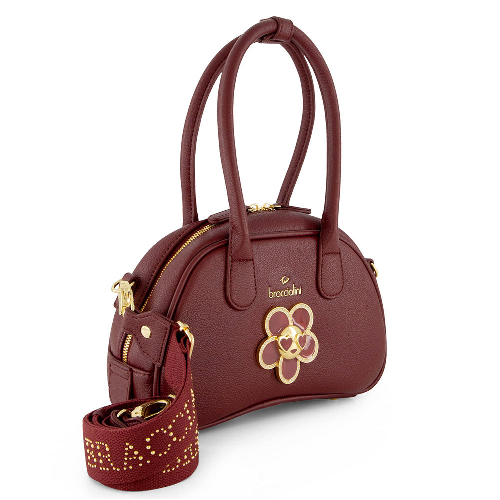 Bauletto Donna a Mano BRACCIALINI linea Amy Bijoux color Vinaccia