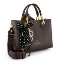 Borsa Donna a Mano Media BRACCIALINI linea Beth Marrone Cioccolato