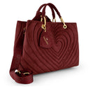 Borsa Donna a Mano Large BRACCIALINI linea Beth Matelassè color Vinaccia