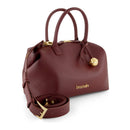 Bauletto Donna a Mano BRACCIALINI linea Ariel in Pelle color Vinaccia