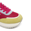 Sneakers Platform Donna LIU JO Maxi Wonder 97 in Suede e Mesh Multicolor