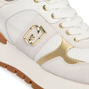 Sneakers Platform Donna LIU JO Amazing 43 Bis in Suede e Mesh Bianco