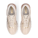 Sneakers Platform Donna LIU JO Amazing 43 in Pelle Beige con Dettaglio Glitter