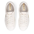 Sneakers Donna LIU JO Benson 01 in Tessuto color Latte con Logo Monogram