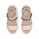Sandali Chuncky Donna LIU JO Steffy Sandal 01 Beige e Inserto stampa Animalier
