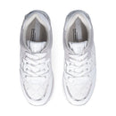 Sneakers Platform Donna LIU JO Maxi Wonder 91 in Pelle e Suede Bianco