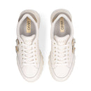 Sneakers Platform Donna LIU JO Amazing 25 in Pelle color Latte e Logo Gioiello