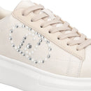 Sneakers Platform LIU JO Babol 01 in Microfibra Shiny color Latte