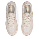 Women's Platform Sneakers LIU JO Maxi Wonder 01 in Rope Mesh with Glitter
