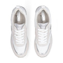 Sneakers Platform Donna LIU JO Maxi Wonder 97 in Pelle e Suede Bianco