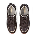 Sneakers Platform Donna LIU JO Maxi Wonder 97 in Pelle e Suede color Moka