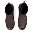 Sneakers Boots Donna LIU JO Maxi Wonder 104 in Suede color Moka