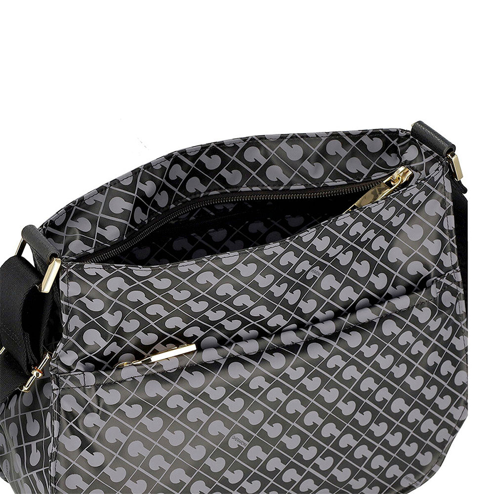 Borsa Donna Piccola a Tracolla GHERARDINI in Tessuto Softy Colore Granite