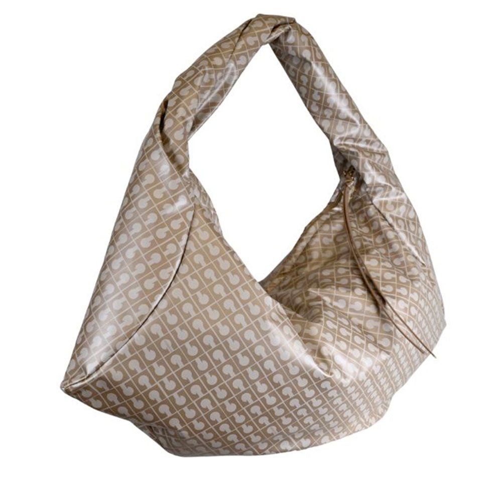 Hobo Bag Large GHERARDINI in Tessuto Softy color Creta