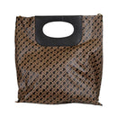 Borsa Donna Mano GHERARDINI linea Doppia Piattina in Tessuto Softy Toffee