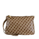 Pouch Media GHERARDINI in Tessuto Softy colore Tabacco - Burro
